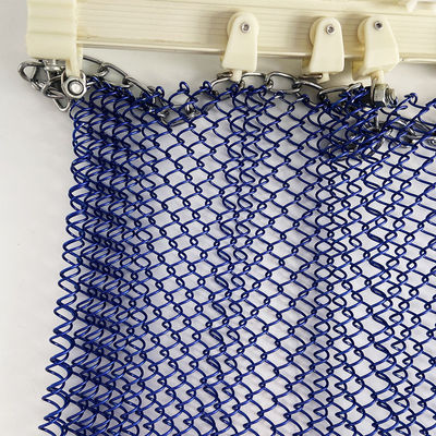 Round Silver Anodizing Metal Coil Drapery Providing Privacy And Decoration