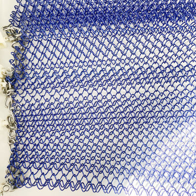 Round Silver Anodizing Metal Coil Drapery Providing Privacy And Decoration