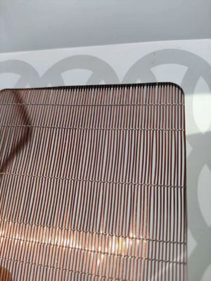 1-2m Width Glass Laminated Wire Mesh Red Color Decorative Switch