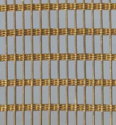 Customized Laminated Glass With Metal Mesh High Strength Length 30m