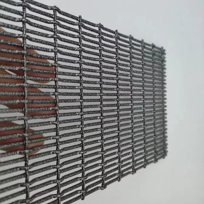 High Strength Architectural Metal Mesh Plain Weave Style Polishing