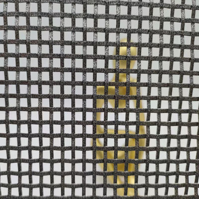 Customized Opening Architectural Wire Mesh Decorative Divider Corrosion Resistance