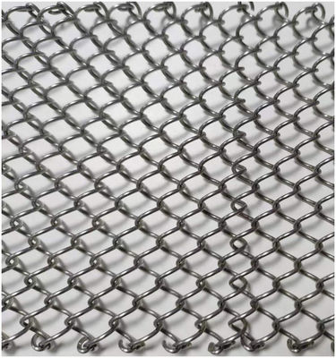 Copper Polished Finish Architectural Expanded Metal Mesh With Twill Weave Style