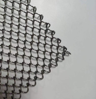 Copper Polished Finish Architectural Expanded Metal Mesh With Twill Weave Style