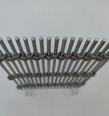 Room Divider Solution Flexible Metal Mesh Fabric PVD For Covering Wall