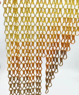 Anoding Customizable Flexible Metal Mesh Fabric 41.5% Opening Area