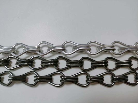 Anoding Customizable Flexible Metal Mesh Fabric 41.5% Opening Area
