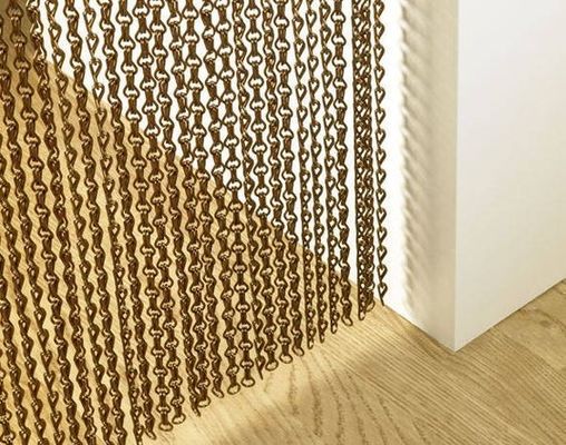Customizable Aluminium Chain Fly Screen With Rails And Other Fittings