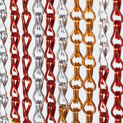 13mm Metal Chain Link Fly Screen Custom Pattern