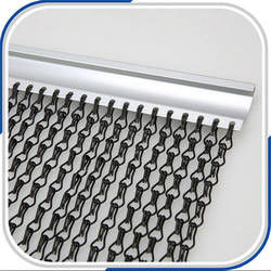 Standard Size 90x210cm Chain Link Screen Curtain Superior Performance