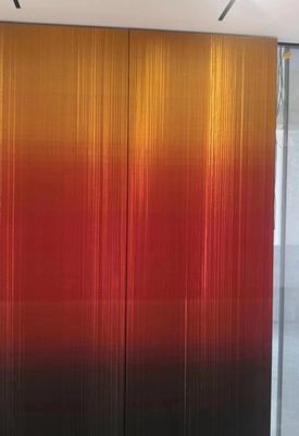 Light Weight High Flexibility Flexible Metal Mesh Fabric For Customized Fireproof Wallpaper