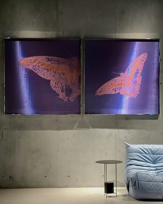 High Durability Woven Wire Mesh Mural For 3d Mesh Fabric