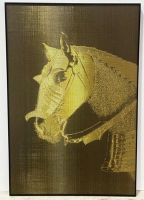 Villa Custom 3d Metal Mesh / Copper Mesh / Brass Mesh Woven Mural