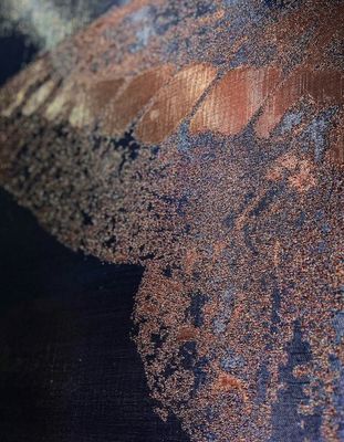 Villa Custom 3d Metal Mesh / Copper Mesh / Brass Mesh Woven Mural