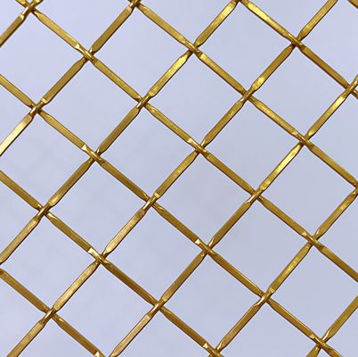 Polished Decorative Wire Mesh Grilles 0.5-2mm Thickness Eco Friendly