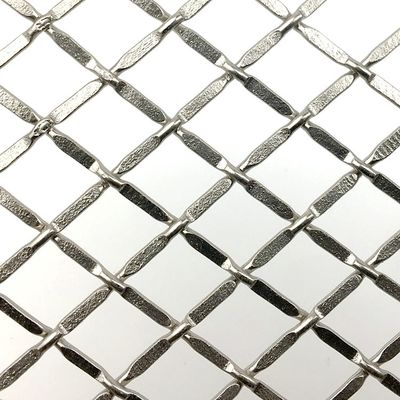 Polished Decorative Wire Mesh Grilles 0.5-2mm Thickness Eco Friendly