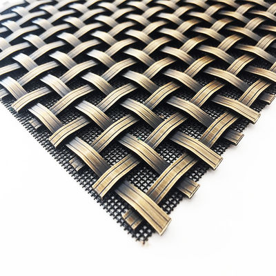 2-6mm Mesh Size Decorative Metal Grilles In Square Hole Shape