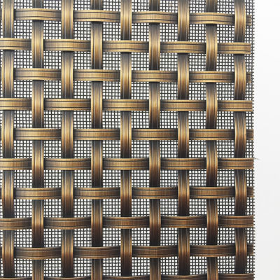 2-6mm Mesh Size Decorative Metal Grilles In Square Hole Shape