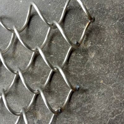 Customized Length Metal Coil Drapery For Restaurant Decoration