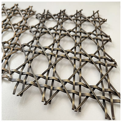Upgrade Interior Design Decorative Wire Mesh Grilles Perfect Choice With Weft Diameter 1mm-5mm