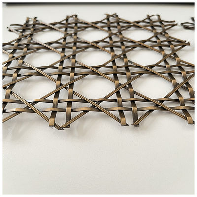 Upgrade Interior Design Decorative Wire Mesh Grilles Perfect Choice With Weft Diameter 1mm-5mm