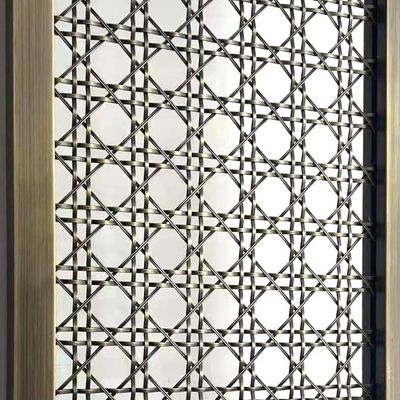 Upgrade Interior Design Decorative Wire Mesh Grilles Perfect Choice With Weft Diameter 1mm-5mm
