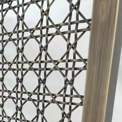 Upgrade Interior Design Decorative Wire Mesh Grilles Perfect Choice With Weft Diameter 1mm-5mm