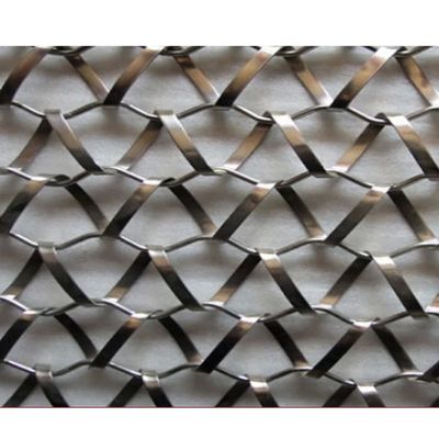 0.5mm-2.0mm Wire Diameter Spiral Wire Mesh With SGS Certificate / Width 0.5m-2.0m
