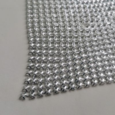 Decorative Cladding Metal Aluminum Sequins Oil Resistant Metal Mesh Garment