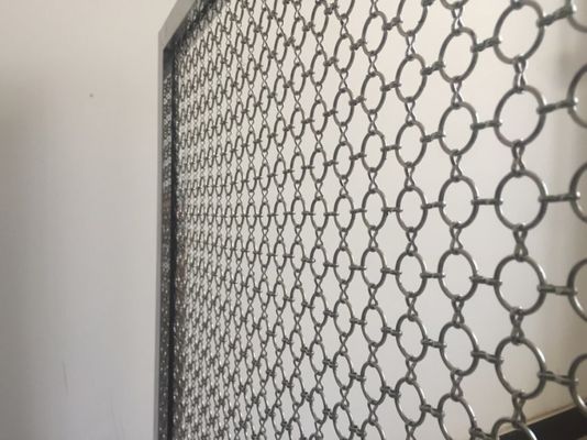 Stainless Steel Link And Ring ring mesh curtain Shielding For Industrial