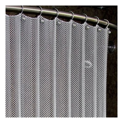 Custom Metal Coil Drapery With 5mm Aperture 1.1kg Weight 70mm Mesh Painting Finish