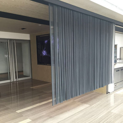 Metal Roller Blinds 80% Opening Area 1.0mm Wire Diameter Indoor Partition Curtains