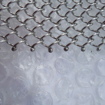 Indoor Partition Decorative Metal Roller Shutter 70mm Mesh 5mm Aperture Spray Paint