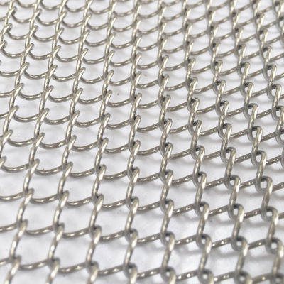 Indoor Partition Decorative Metal Roller Shutter 70mm Mesh 5mm Aperture Spray Paint