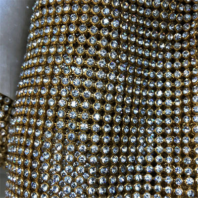 Flame Retardant ODM Flexible Metal Mesh Indoor And Outdoor Metal Sequin Fabric