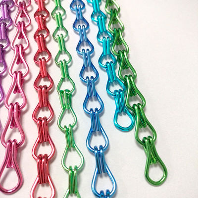 Aluminum Hook Chain Home Decoration Pest Control Custom Hotel Partition Aluminum Hook Bead Curtain Manufacturers Wholesale