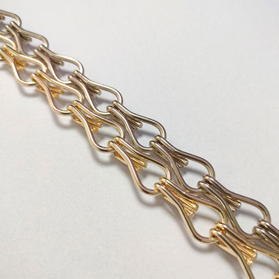Customizable Aluminium Chain Fly Screen Wire Diameter 2mm Standard Size 12mm*24mm