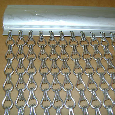 Metal Door Screen Curtain Chain Fly Curtains For Doors Mesh Fly Screen Curtains