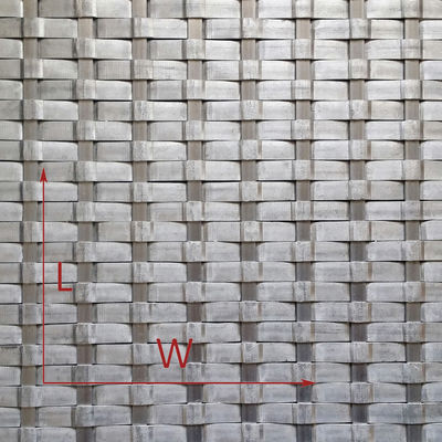 Balcony Stainless Steel Mesh Architecture Width 0.5m 2.0m