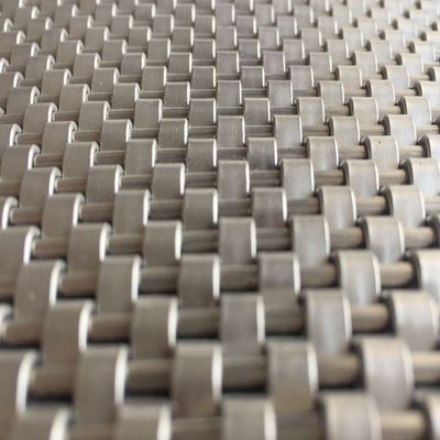 Width 0.5m 2.0m Stainless Steel Architectural Mesh Length 30m For Decorative Interior Wall Cladding