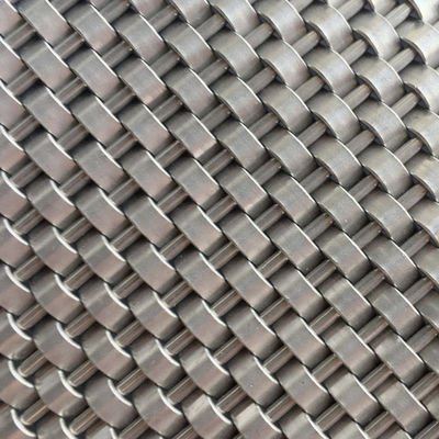 Width 0.5m 2.0m Stainless Steel Architectural Mesh Length 30m For Decorative Interior Wall Cladding