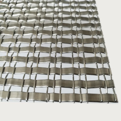 Stainless Steel Architectural Mesh Opening Size 1.2mm 5.0mm Wire Diameter 0.8mm 2.0mm Length 30m