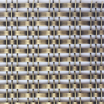 Stainless Steel Architectural Mesh Opening Size 1.2mm 5.0mm Wire Diameter 0.8mm 2.0mm Length 30m