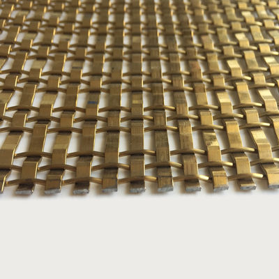 Stainless Steel Architectural Mesh Opening Size 1.2mm 5.0mm Wire Diameter 0.8mm 2.0mm Length 30m