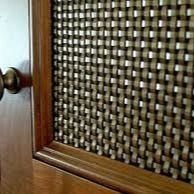 Stainless Steel Decorative Woven Wire Mesh for Length 30m-100m in Art Installations for furniture cabinet doors