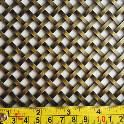 Square Woven Mesh Fabric For Furniture Decoration Fine Mesh Stainless Steel Wire Mesh