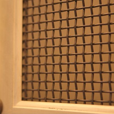 Square Woven Mesh Fabric For Furniture Decoration Fine Mesh Stainless Steel Wire Mesh