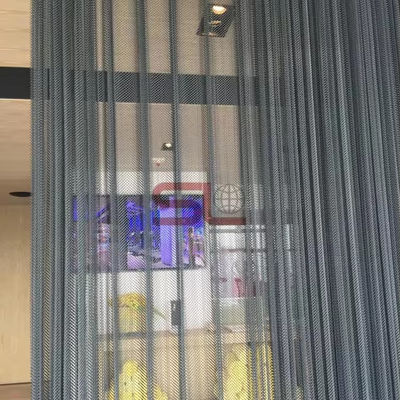 Metal Coil Mesh Design For Interior Decoration And Room Design