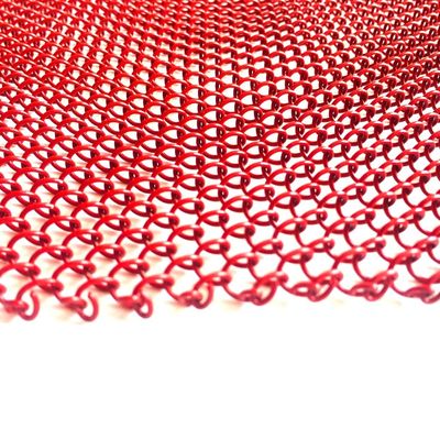 Customized Metal Coil Drapery 1.1kg/M2 Weight And Customized Hole Size For Performance