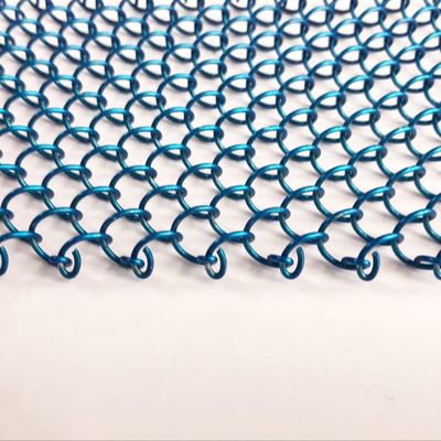 Metal Mesh Curtains And Coil Mesh Drapery For Room Partition